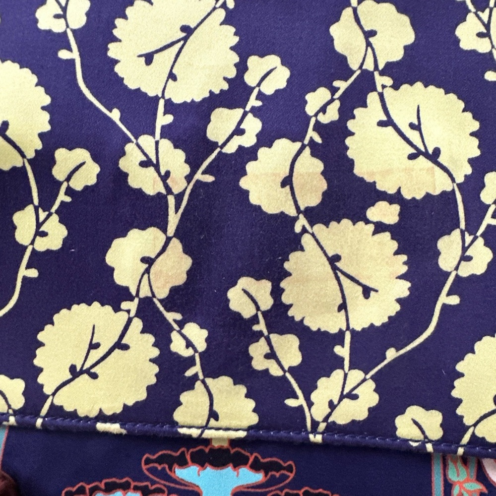 Amy Buttler‎ by Kalencom Women’s Duffle Bag Navy Sari Flower 2009 Collection - Picture 15 of 15
